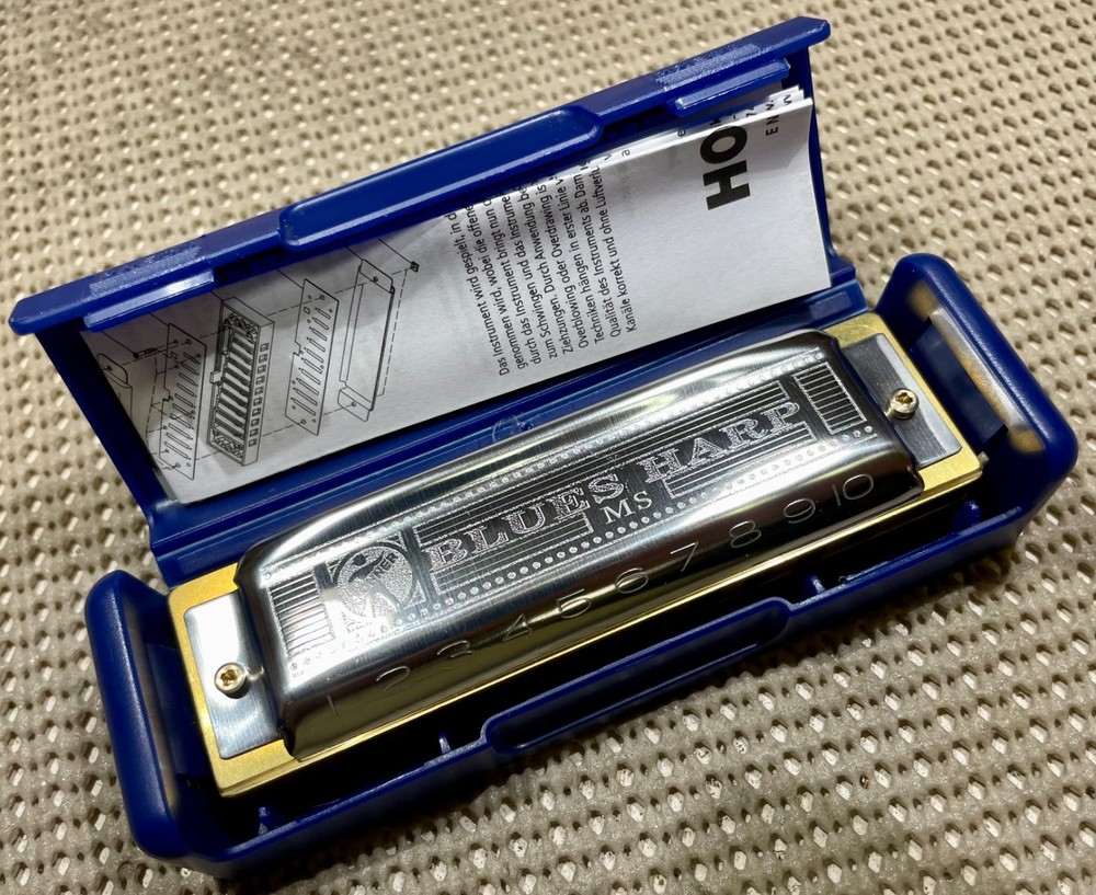 Harmonica Hohner Blues Harp (MS), various keys