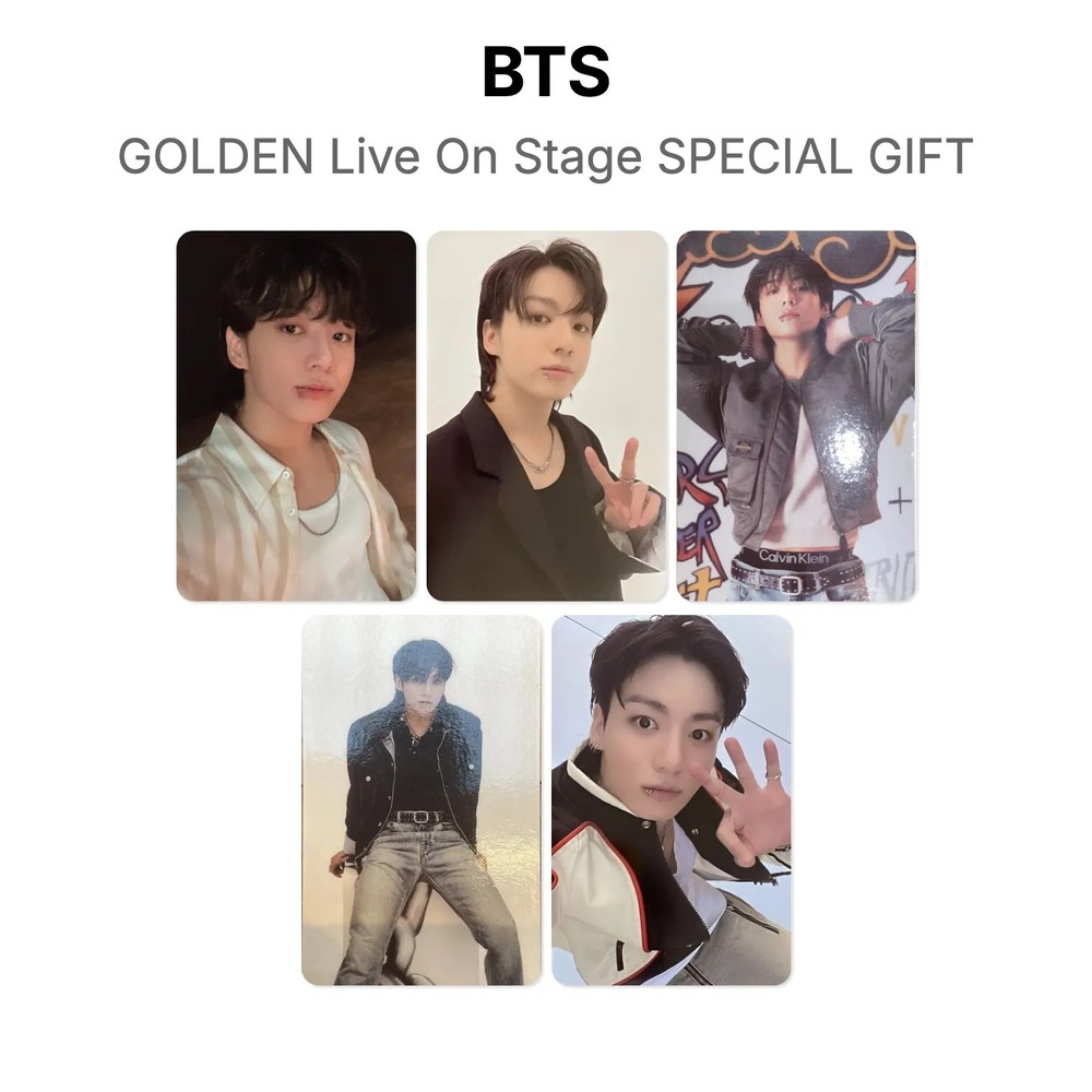 BTS GOLDEN Live On Stage SPECIAL GIFT Official Photocard KPOP