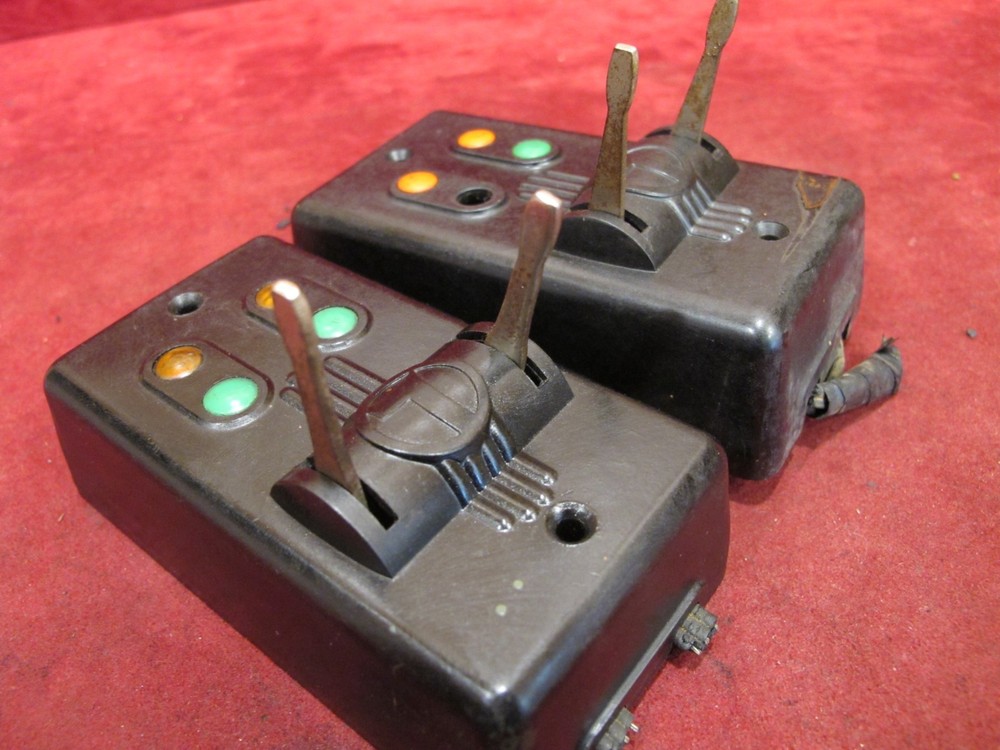 2 Lionel Post-War O/O27 Gauge Dual Switch Controllers...