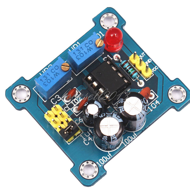 NE555 Adjustable Pulse Frequency Signal Generator Duty Cycle Module Square Wave