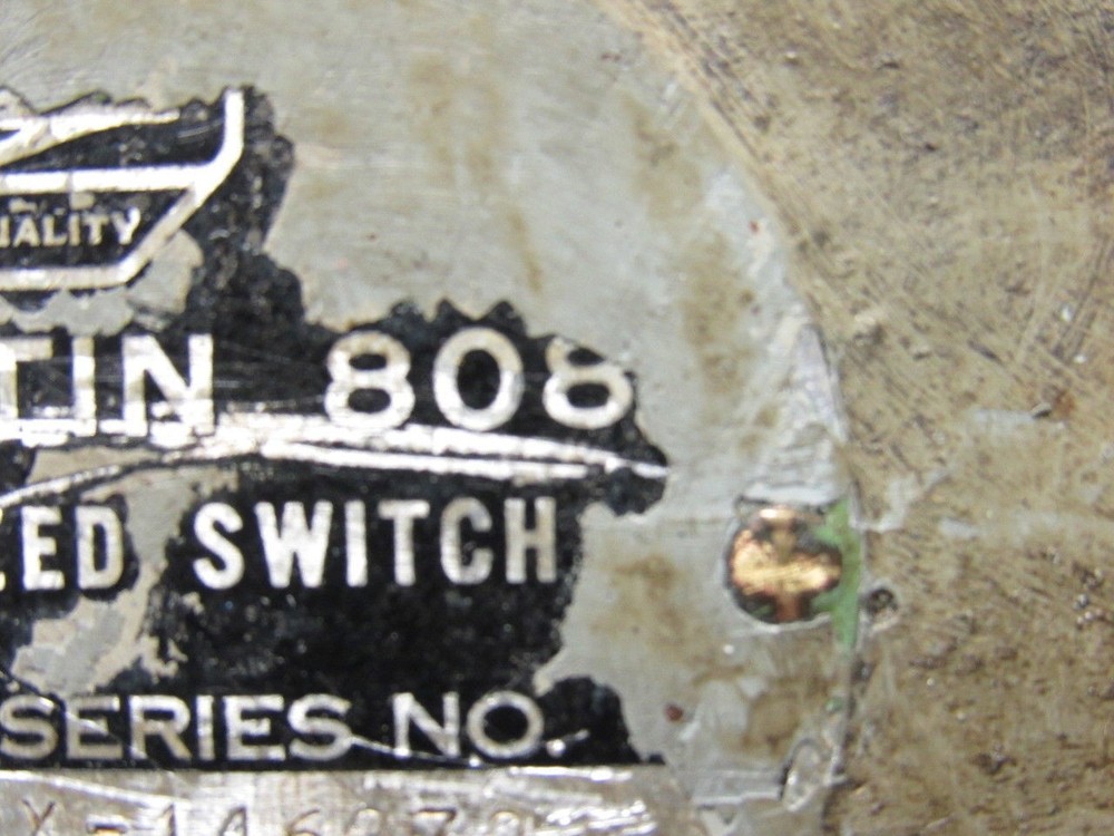 ALLEN BRADLEY 808 Zero Speed Switch Type A1