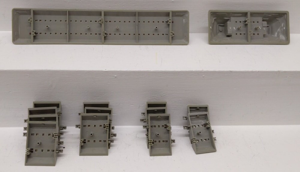 American Flyer S Scale Assorted FasTrack-Straight & Bumper [16] EX