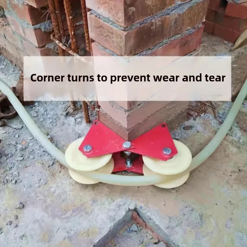 Heavy-Duty Foldable Manual Pulley System with Durable Metal Frame Labor-Saving