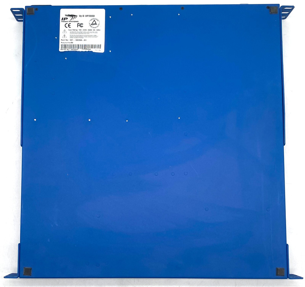 IP VIDEO SYSTEMS V2 D XP 200-D DUAL CHANNEL VIDEO TO DATA ENCODER/DECODER