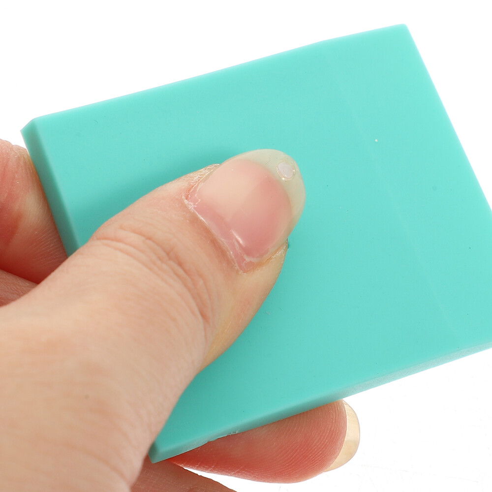 2 Pcs Screen Printing Squeegee Rubber Silk Board Mini Silicone Squeegees Manual
