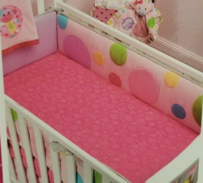 Little Miss Matched Monkey Fitted Crib Sheet NIP