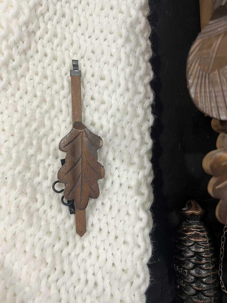 Vintage German Wood Cuckoo Clock And Working