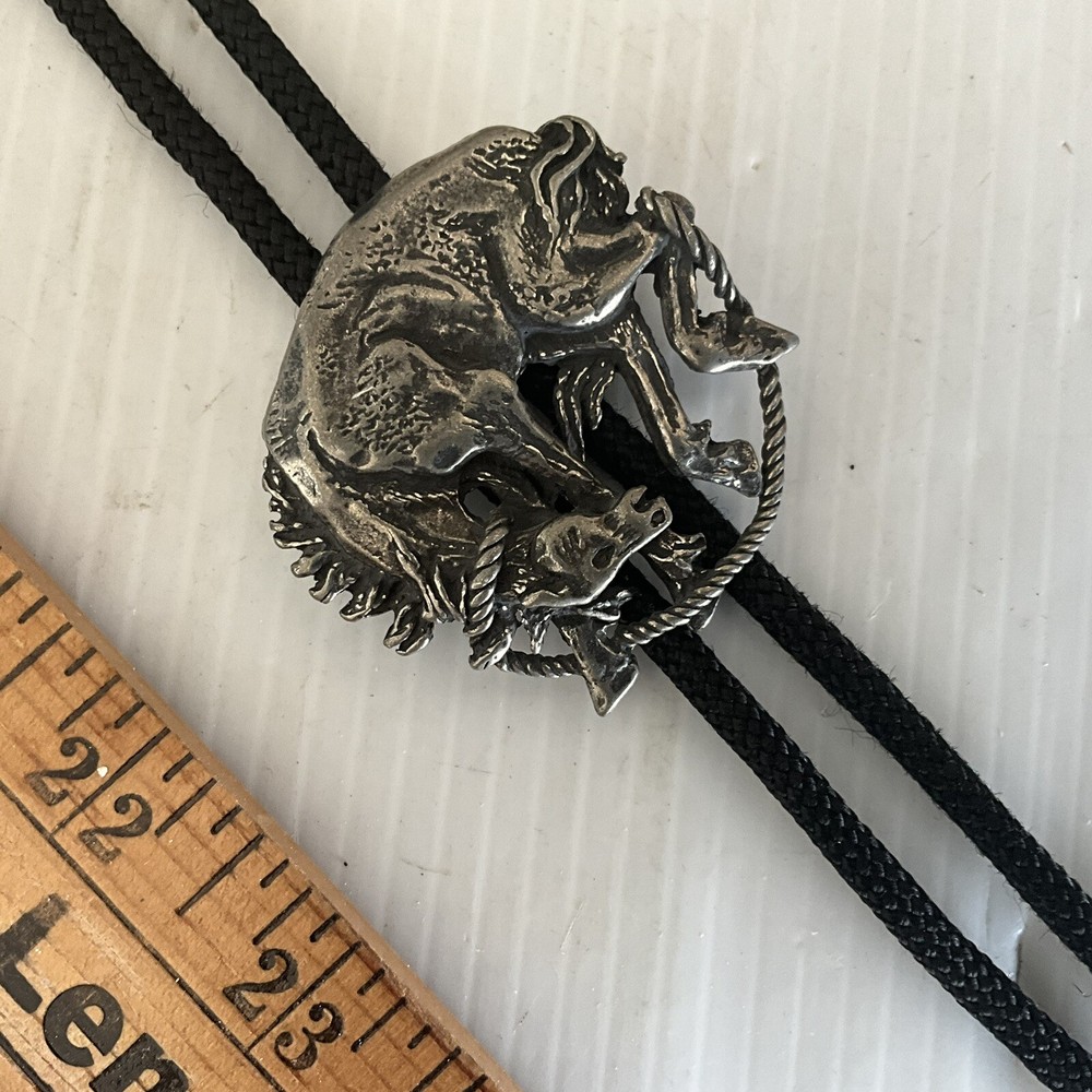 Bolo Tie Bronco Riding