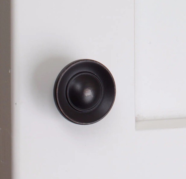 2 Pack GlideRite 1" Small Round Ring Button Cabinet Knob 5105-ORB-1
