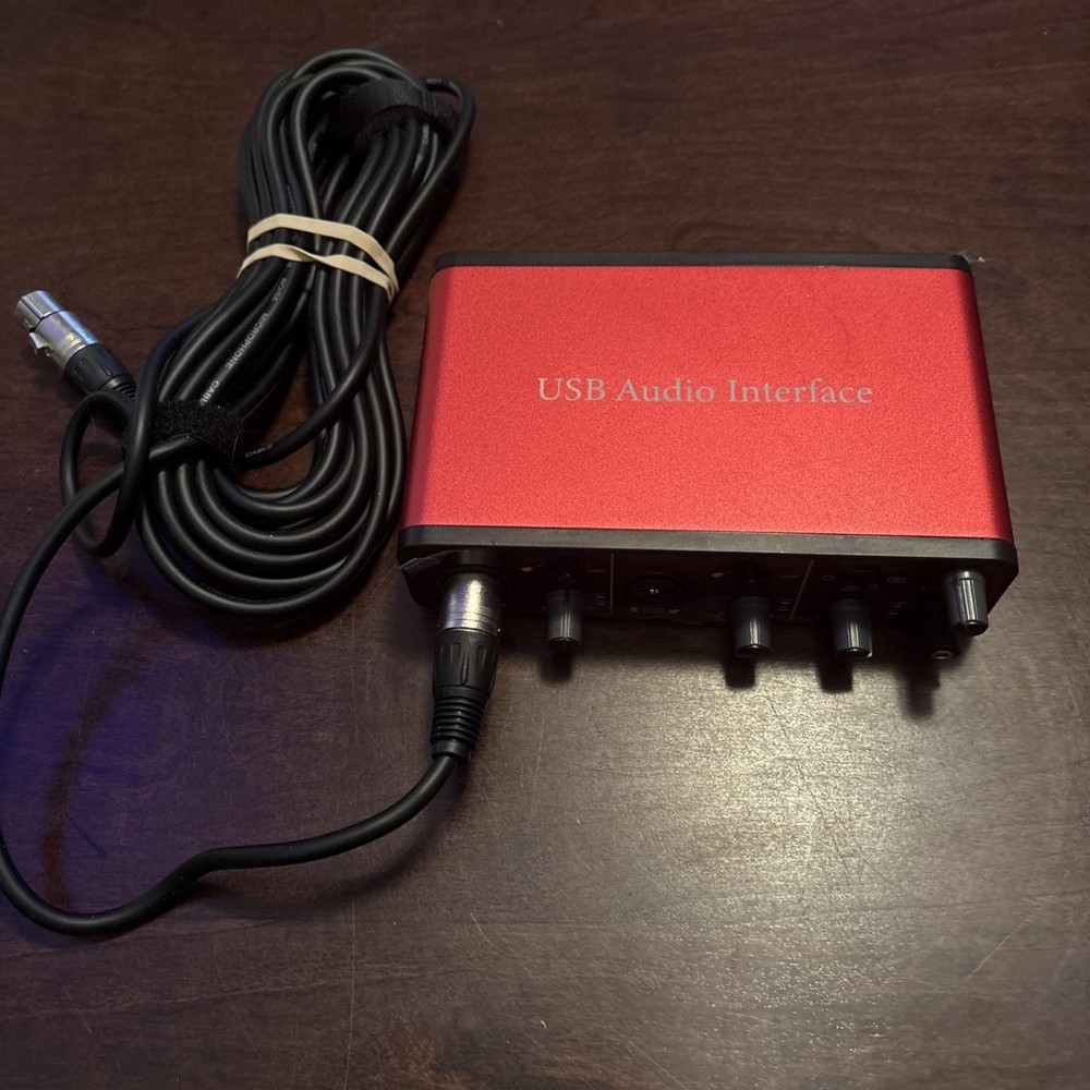 2i2 Audio Interface Audio Interface USB Microphone Preamps w 48V