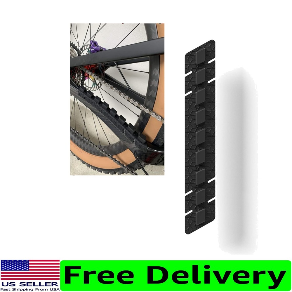 Silicone Chain Stay Frame Guard for MTB & Road Bikes - Protects Frame