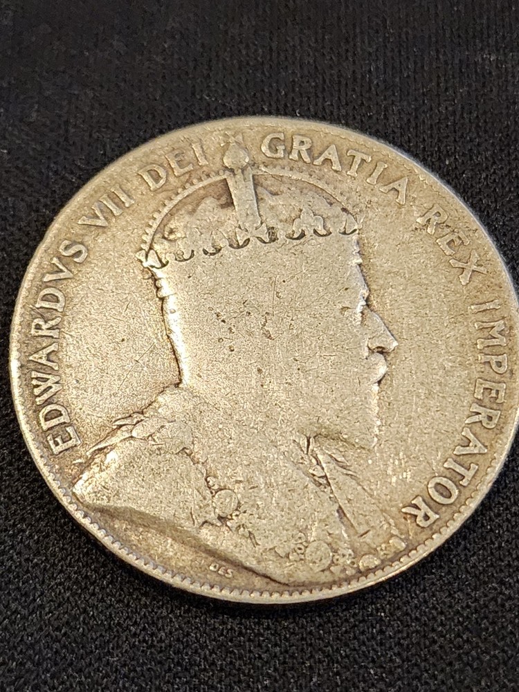 1909 Canada 50 Cents Silver Coin
