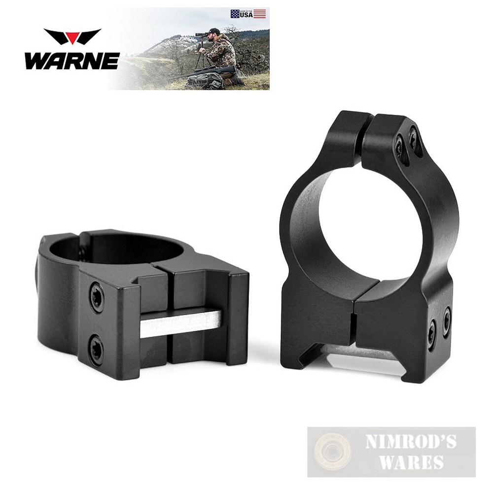 Warne Maxima SCOPE RINGS Medium 1" Matte 201M FAST SHIP