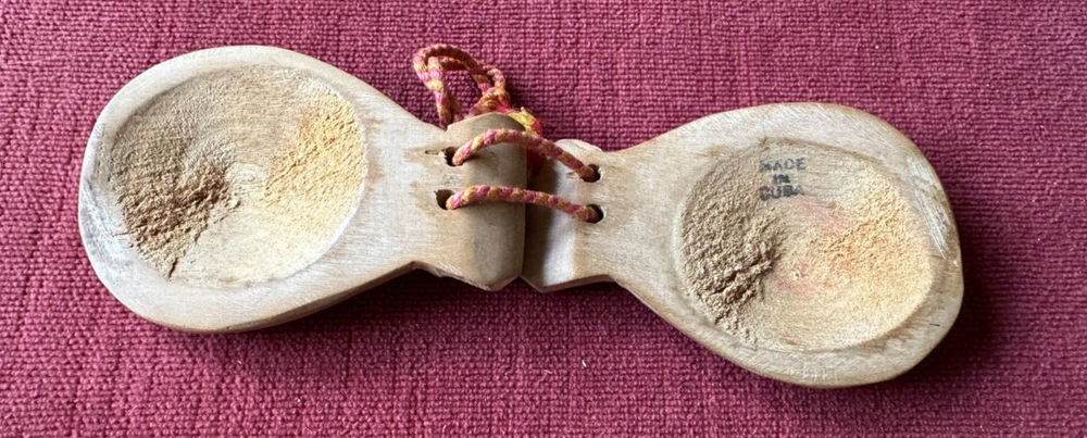 Wooden Cuban Castanets Authentic