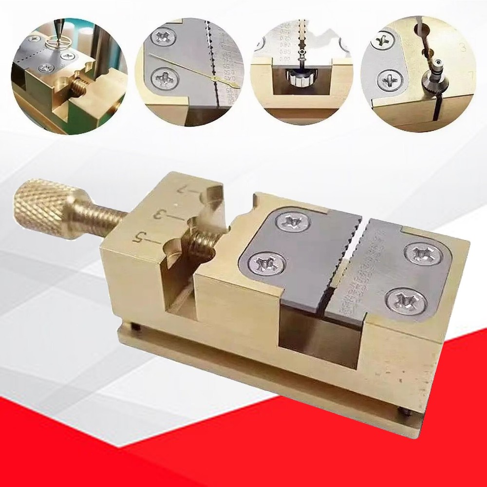 Watch Repair Tool Jig Micro Precision Brass Pliers for Watchmaker Bench Drill
