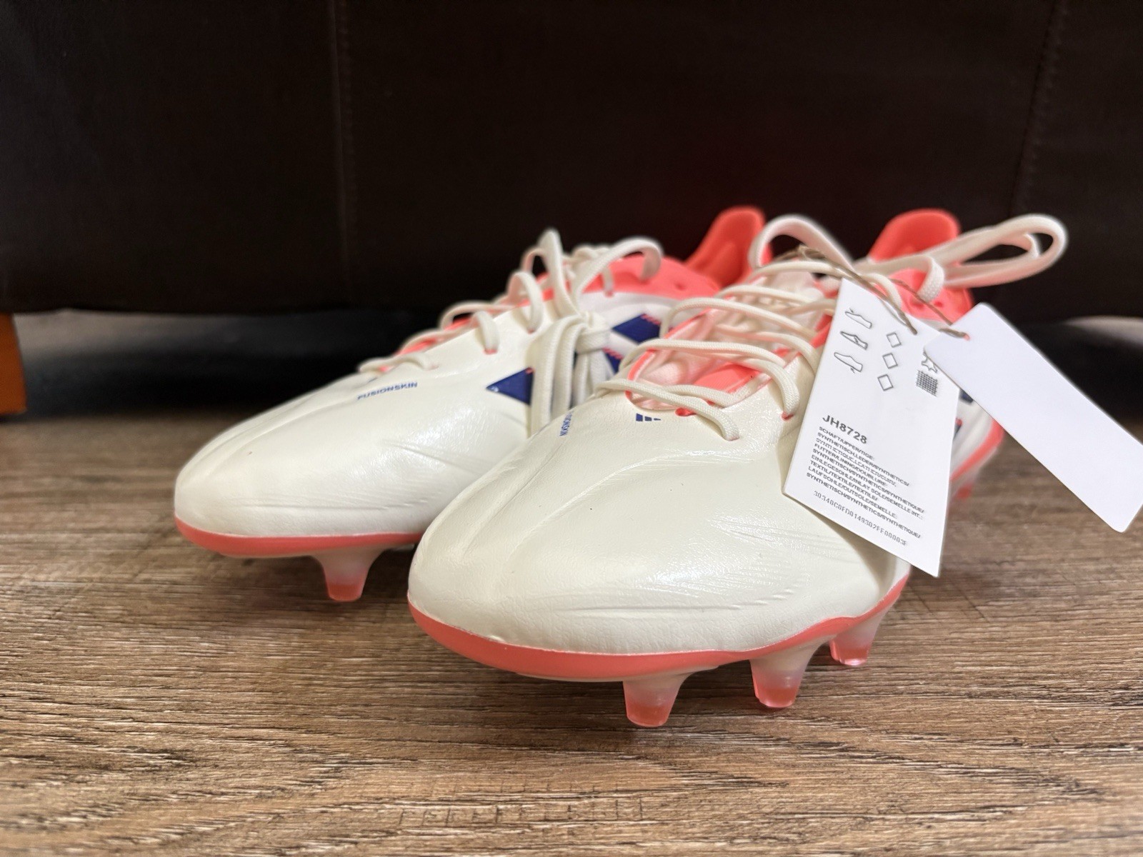 Adidas Copa Pure 3 Elite Soccer Cleat White Blue Men’s Sz 6.5 JH8728