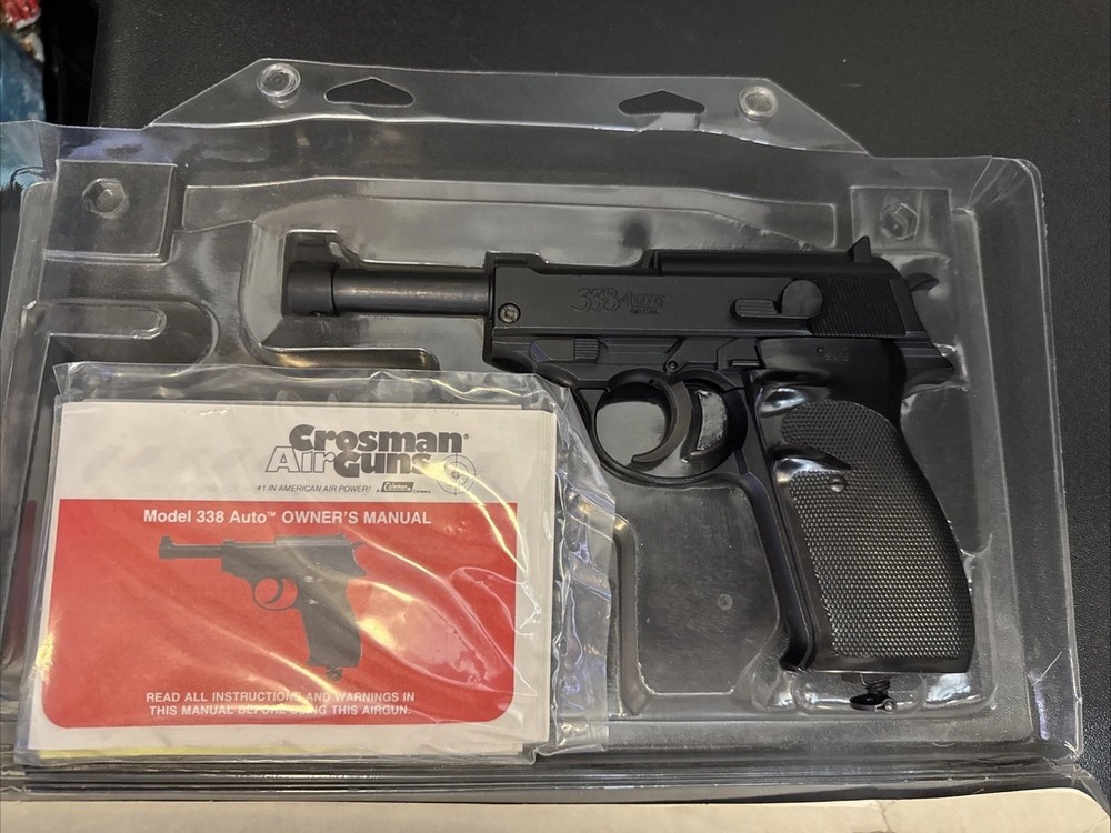 Crosman AirGun 338 Automatic Pistol BB Cal./CO2 Powered