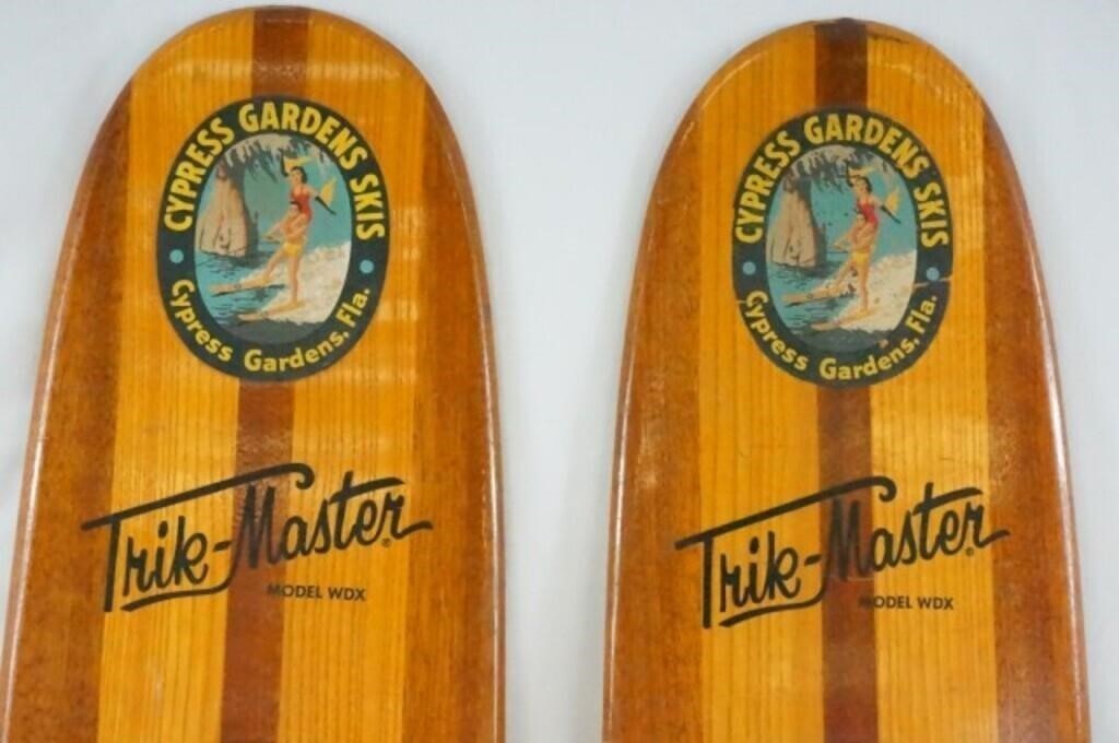 Cypress Gardens Wood Water Skis Trik Master 40" WORLD CHAMPIONSHIP Internatonal