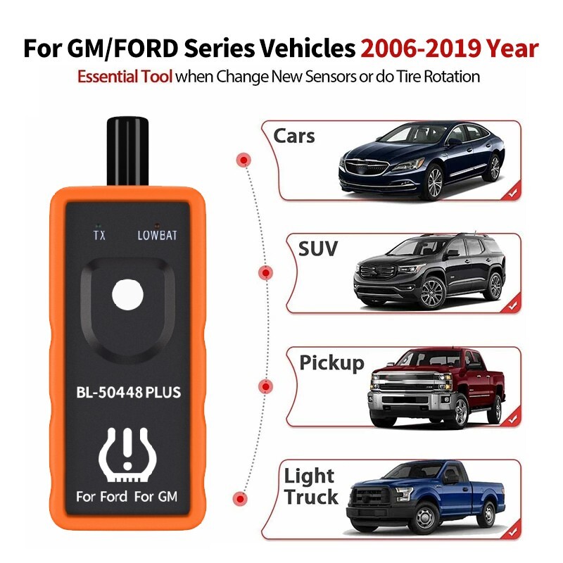 EL-50448 PLUS TPMS Relearn Tool Car Tire Pressure Monitor For Ford GM Chevy