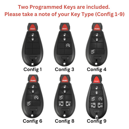 Chrysler Town & Country WIN Module Wireless Ignition Node -Programmed w/Keys