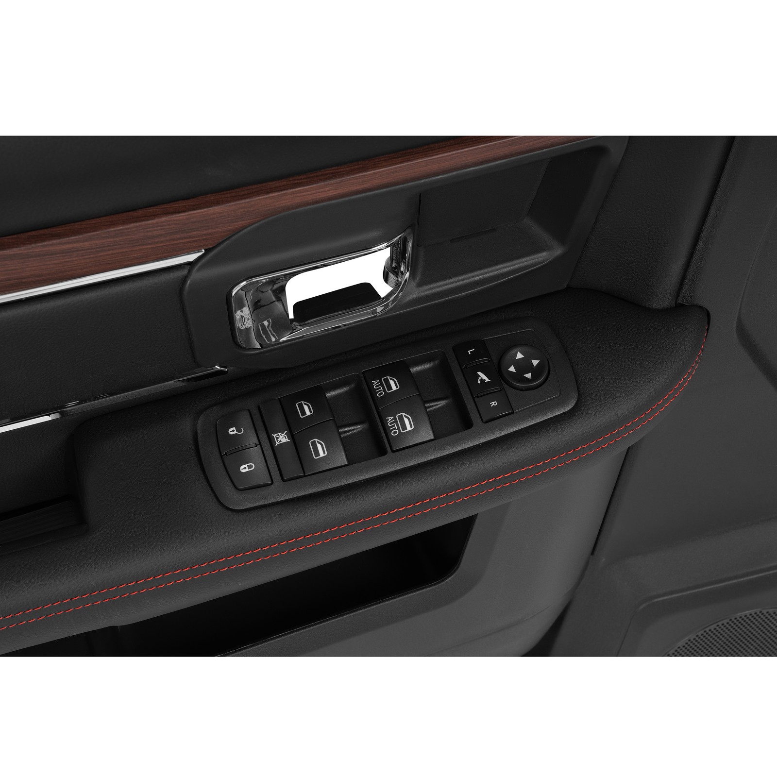 Inner Driver Side Door Panel For 2013-18 Dodge Ram 1500 2500 3500 Textured Black