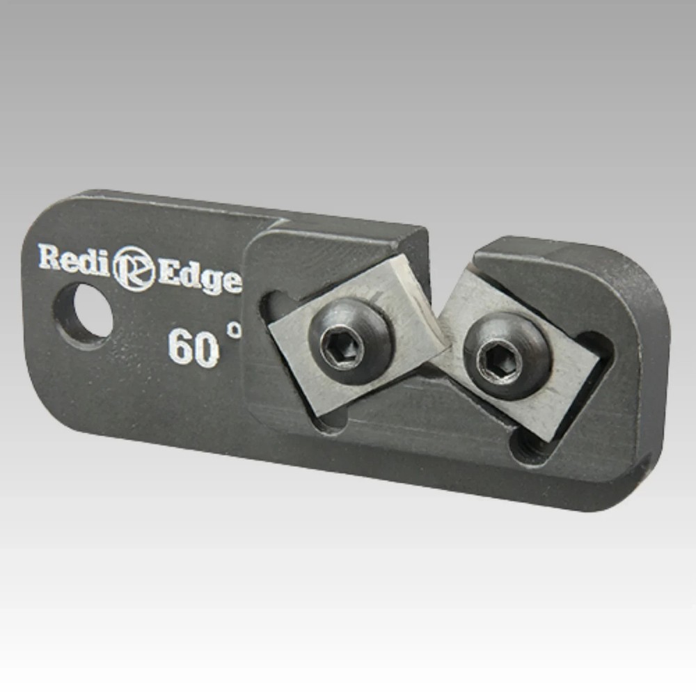 Redi Edge Dog Tag Sharpener Large 60° Inclusive Angle Consistent Double Edge USA