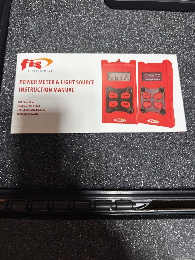 FIS Light Source & Power Meter Kit - F11315LR