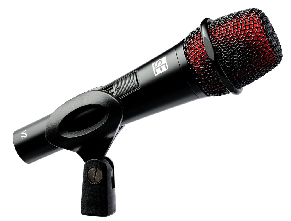 Se Electronics V2 SWITCH XLR Dynamic Microphone w/XLR to XLR Cable+Windscreen