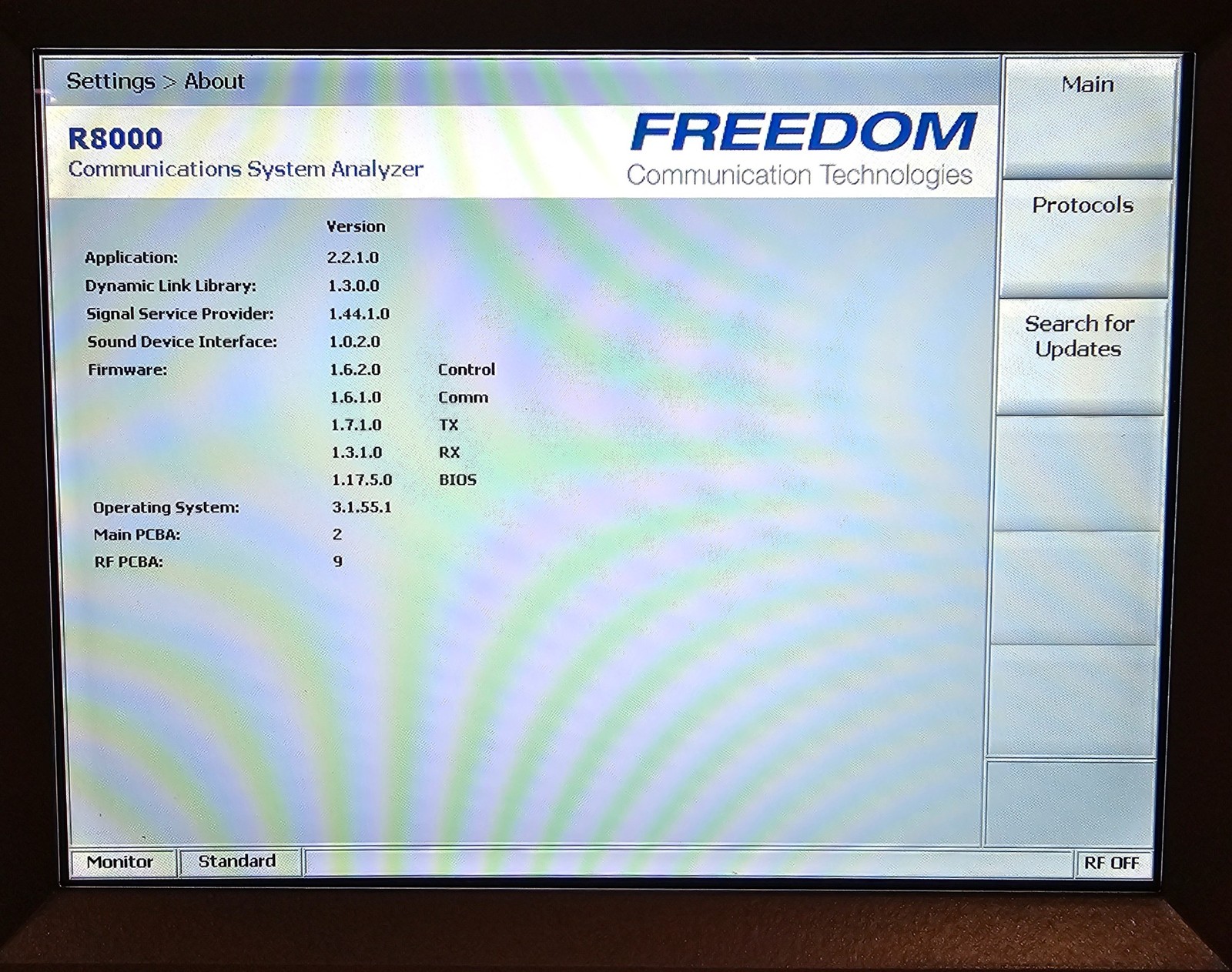 Astronics General Dynamics Freedom R8000 Communications Service Monitor