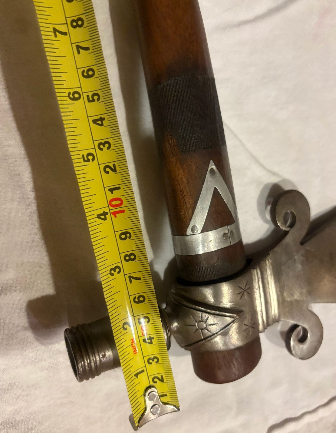 Antique vintage Native American Indian heart Trade Pipe Tomahawk Navajo Axe