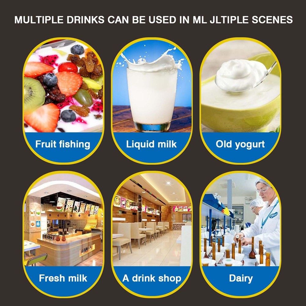 Kolice Commercial 36L Pasteurizer with Cooling Function, Blending Mixing