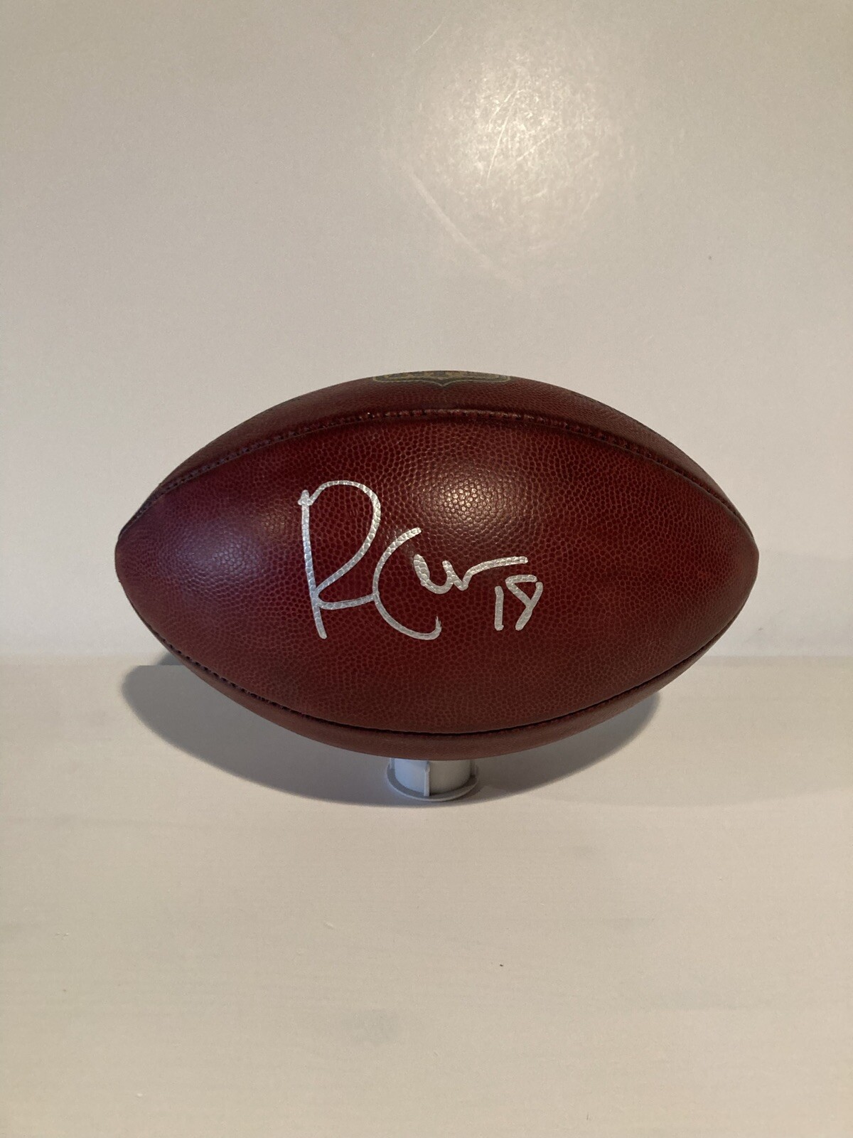 Randall Cobb Green Bay Packers Signed Game Used Bears K Ball With Packer Case