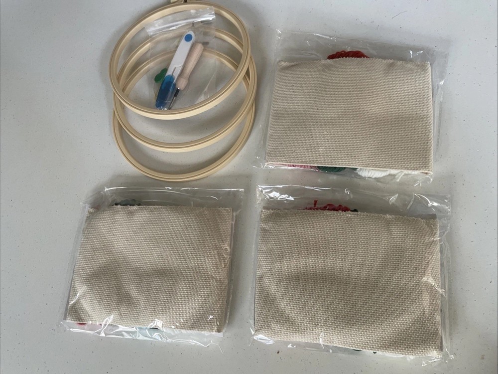 Punch Needle Kits (3) NEW