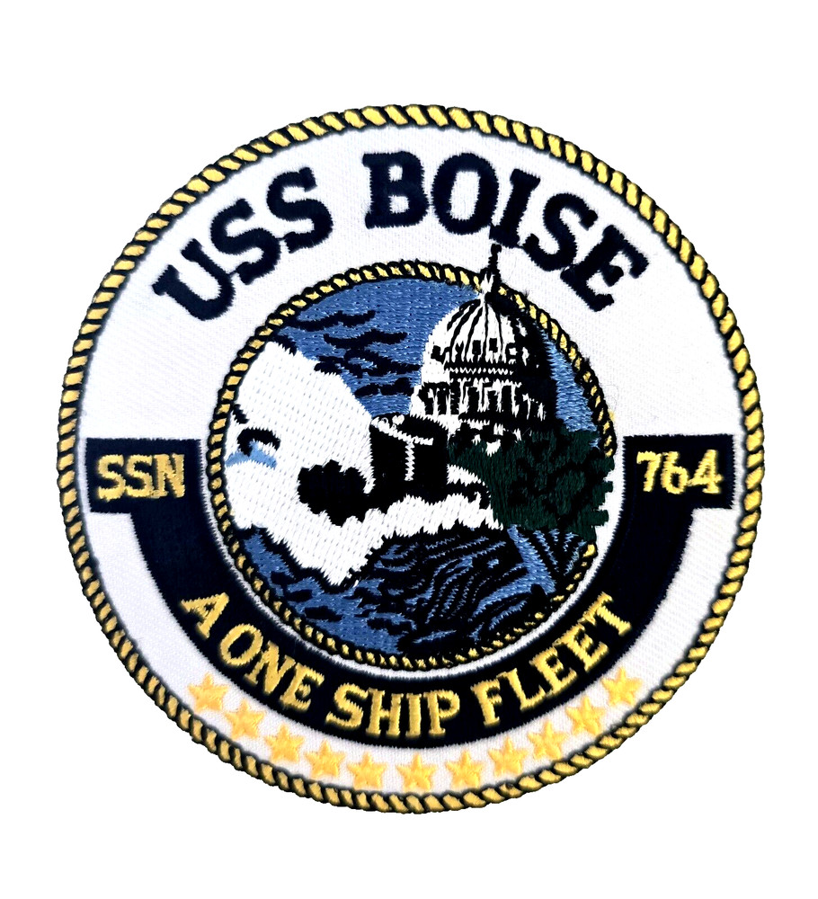 USS BOISE Patch SSN 764 COMMAND PATCH 3.5 inch Sew On