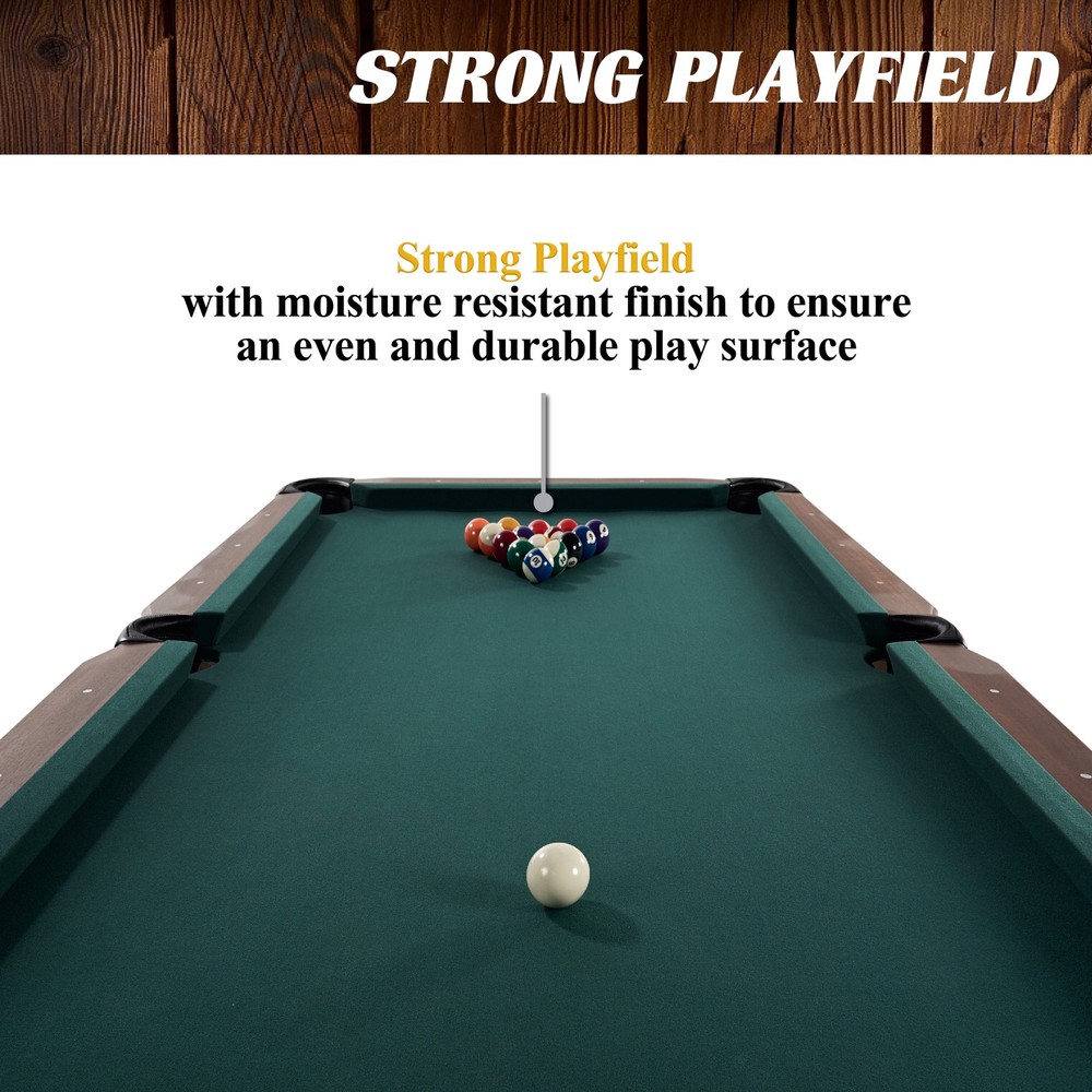 7.25 Ft Winstead Pool Table - Full Size Billiard Table with Complete Accessor...