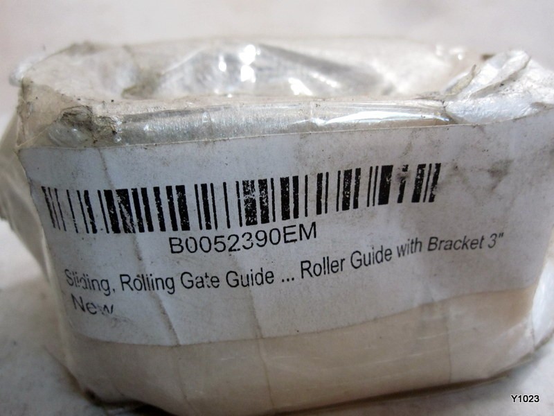 Sliding, Rolling Gate Guide Roller Black UHMW Roller 3"