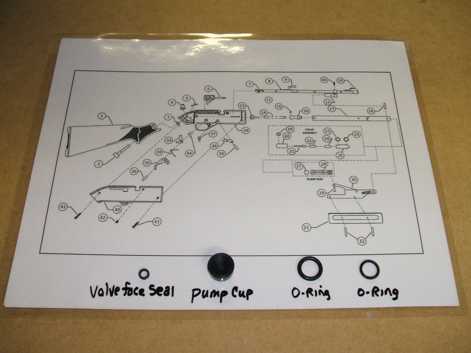 TUNE-UP REBUILD RESEAL O-RINGS SEAL KIT Crosman PumpMaster 760 Powermaster 66