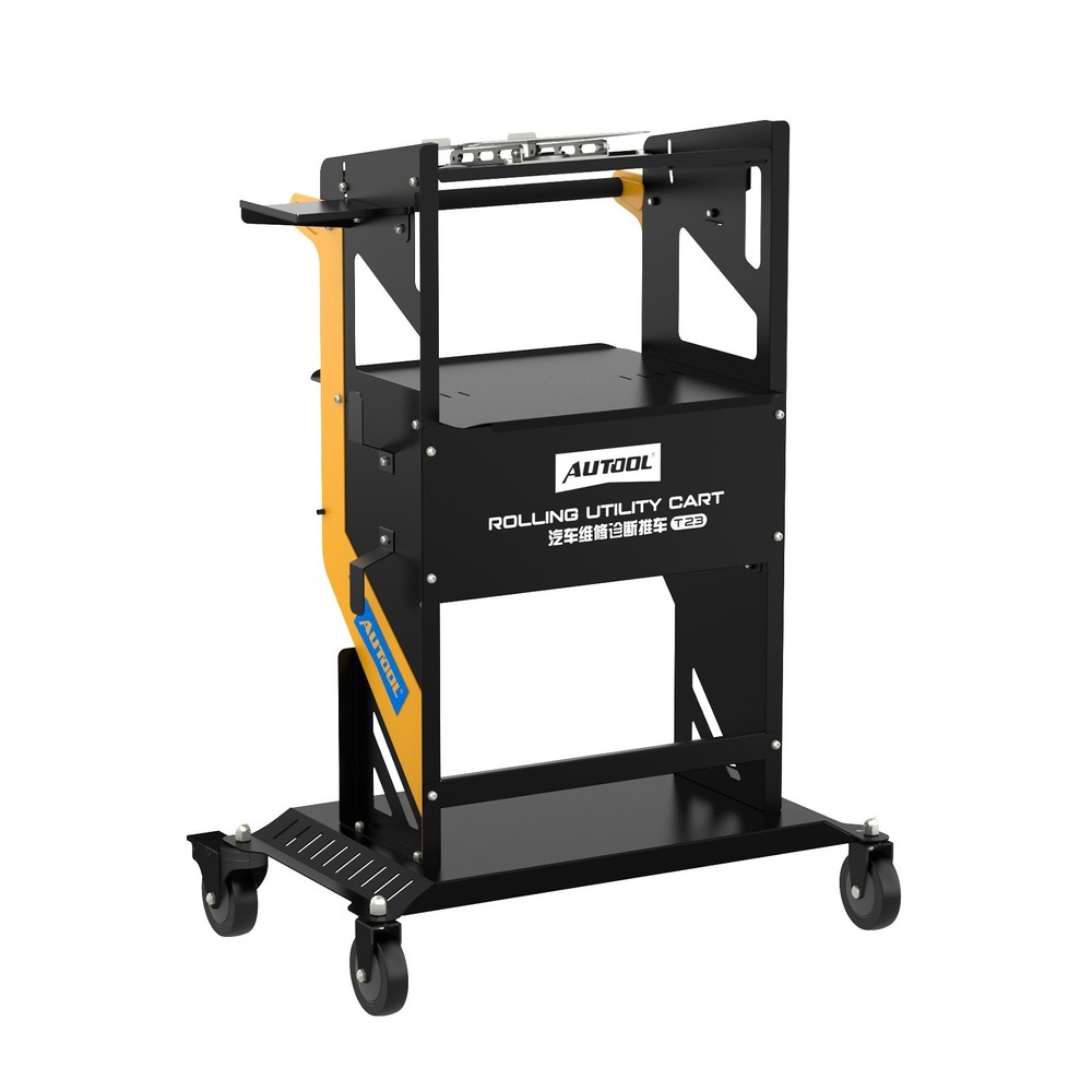 Ecu Reprogramming Power Supply Service Diagnostic Tool Cart Trolley W/ Bracket