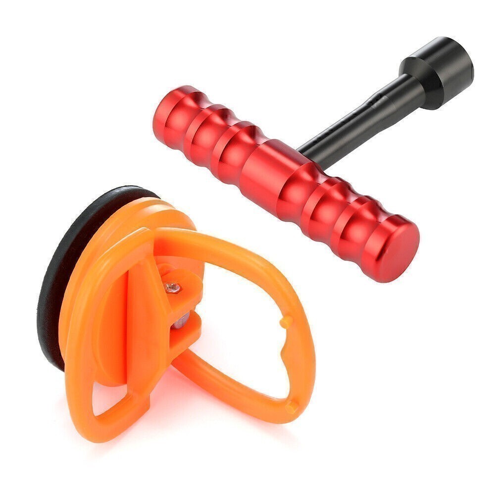 T-Bar Paintless Slide Hammer Dent Puller Repair Tool Removal Pulling Tabs Kit U#