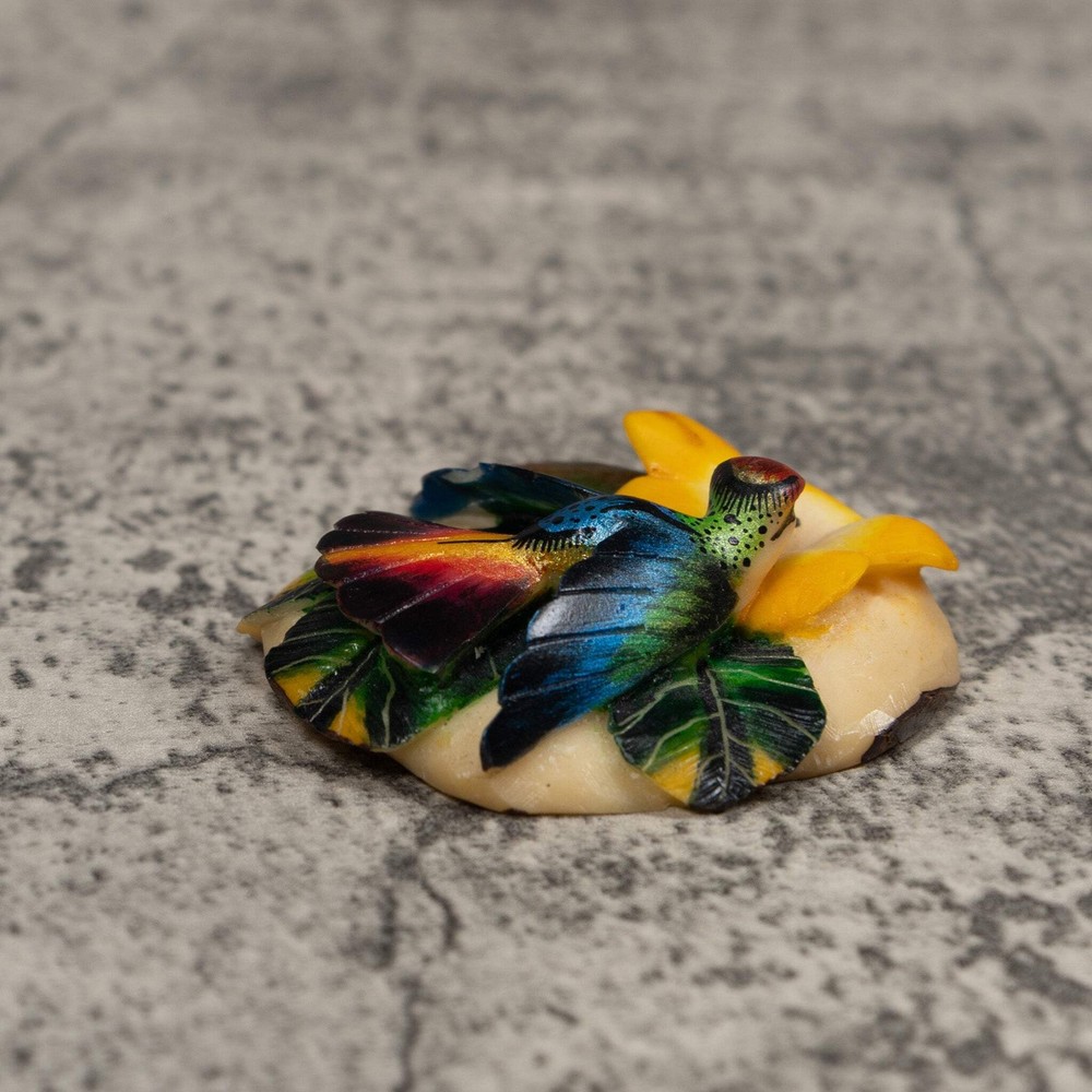 Hummingbird Tagua Carving