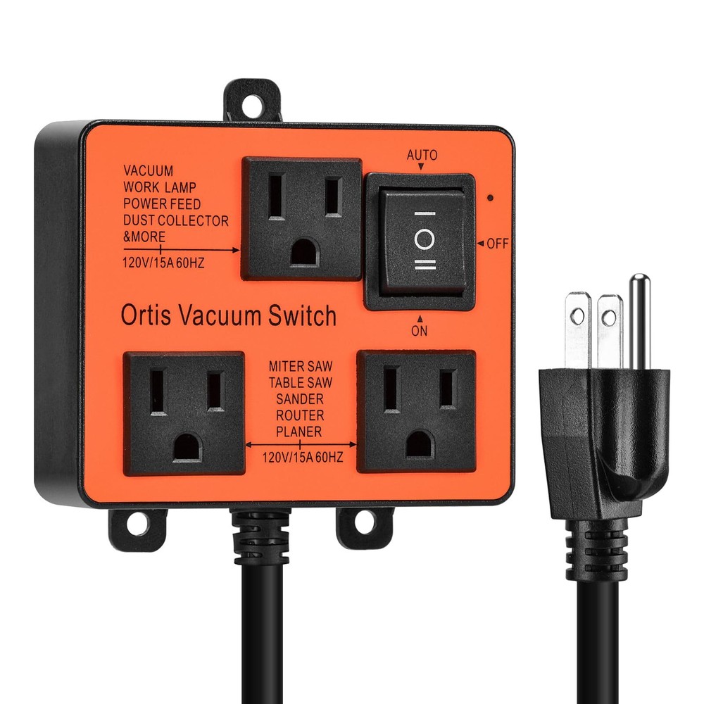 Automatic Vacuum Switch Vacuum Switch for More Power Tools Delay Vacuum On/Of...