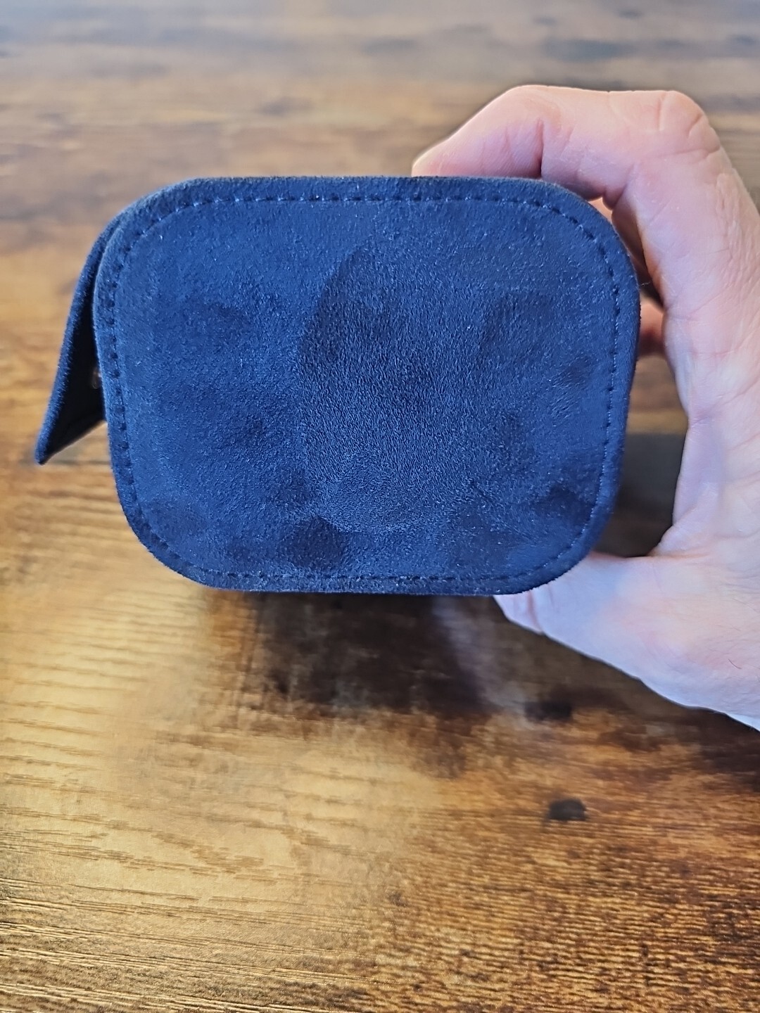 Authentic Panerai Watch Blue Suede Storage & Travel Box OEM Authentic