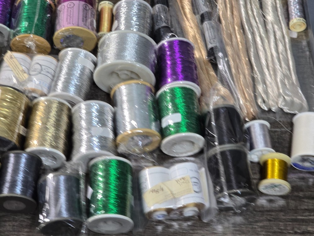 Embroidery Thread Spool Cone Lot Vintage