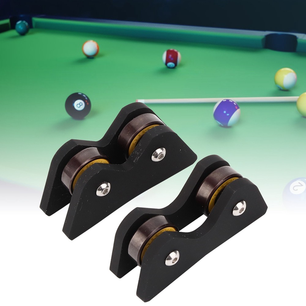 2pcs Pool Cue Straightness Checker Roller Detector