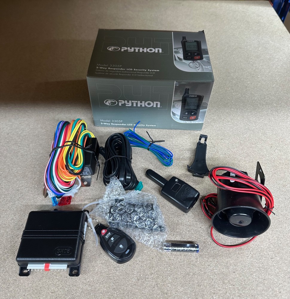 CAR ALARM CENTRAL LOCKING REMOTE SECURITY 2-WAY REMOTE DIRECTED PYTHON 3305P