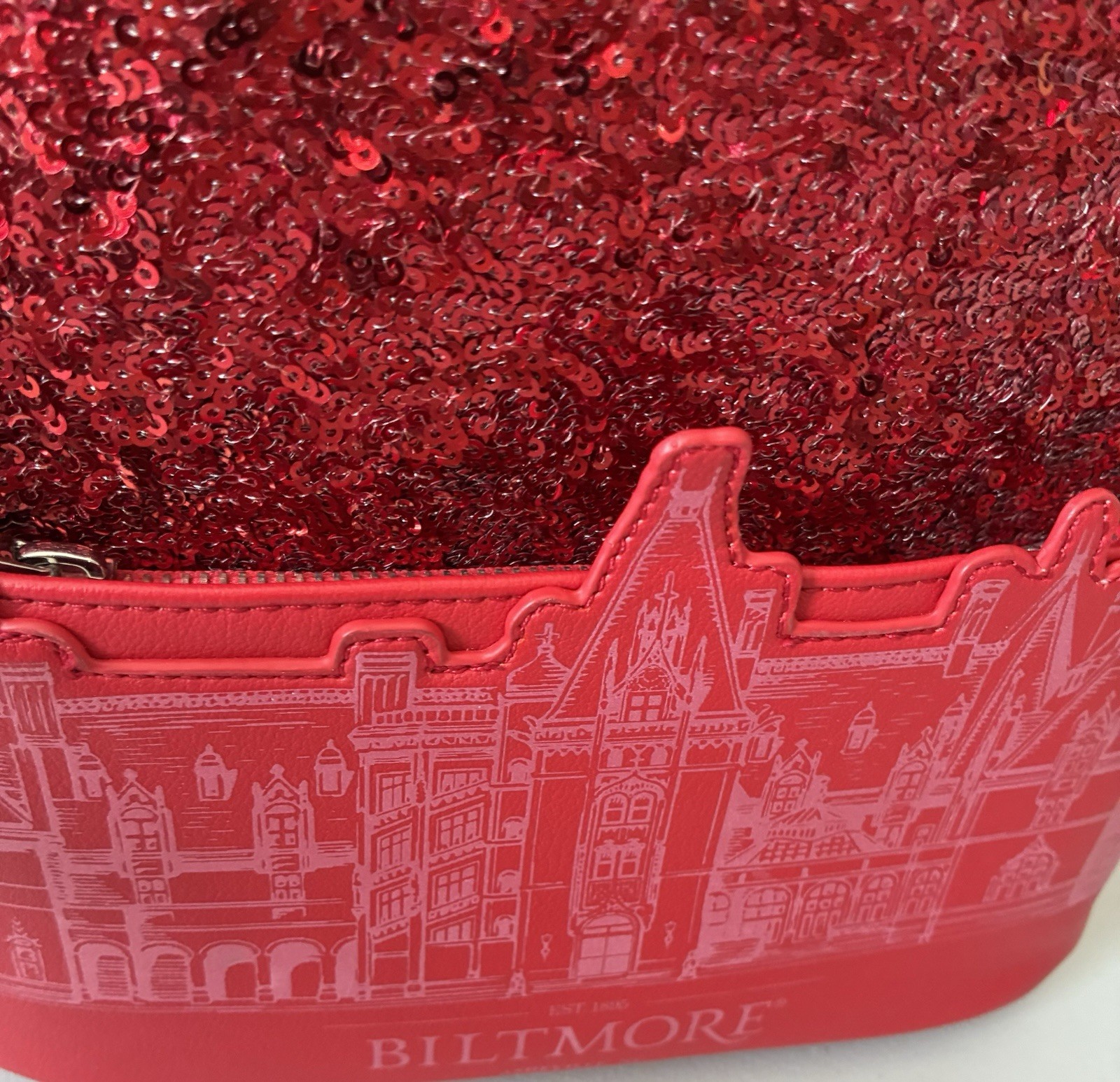 The Biltmore Limited Edition Loungefly Bag- Red Sequin