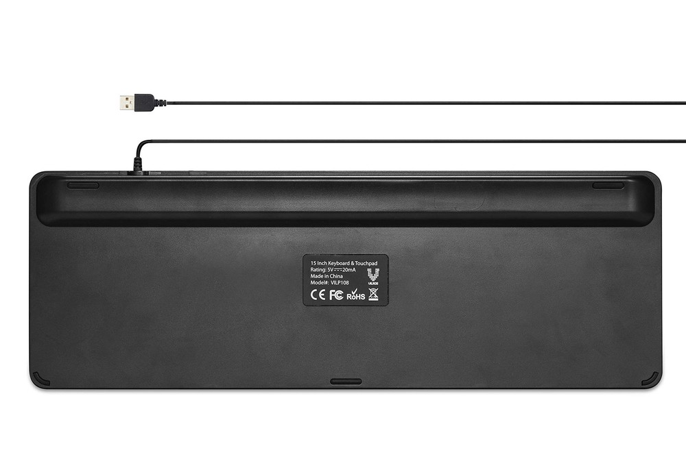 15" USB Keyboard with Touchpad for Raspberry Pi - Compact, Efficient, Plug & ...