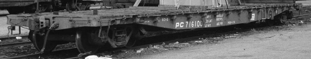 Penn Central Conrail F41 Flatcar Decals PC CR