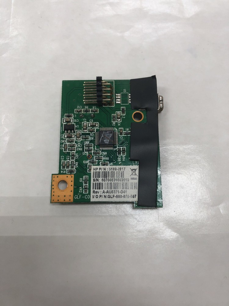 HP IQ800 TouchSmart PC Card Reader Board 5189-2817