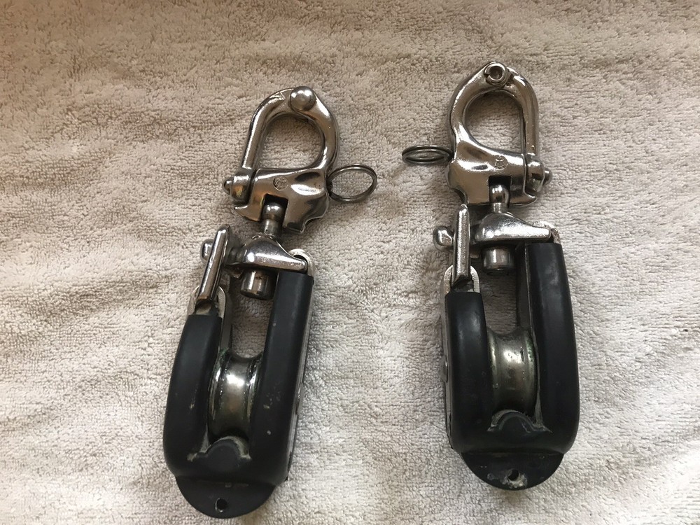 SNATCH BLOCK SAILBOAT HARDWARE PAIR
